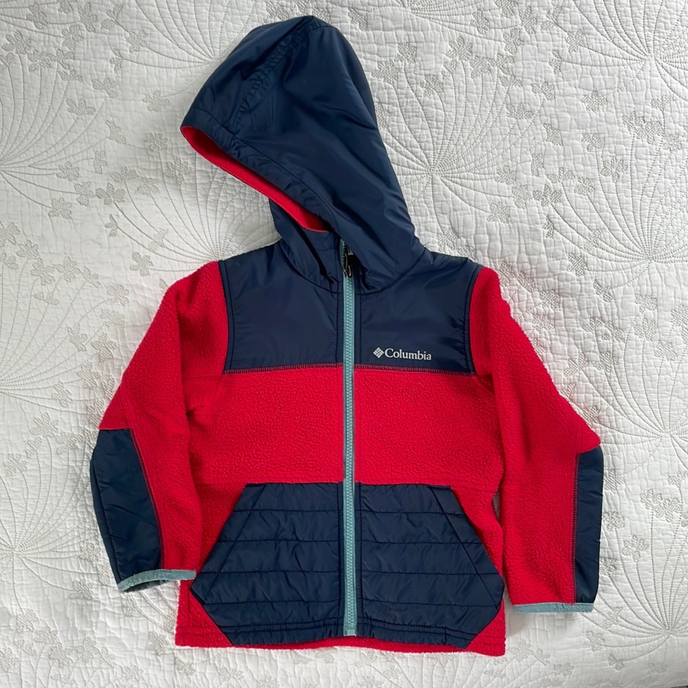 Columbia Youth XXS (4/5) Fleece Overlay Jacket